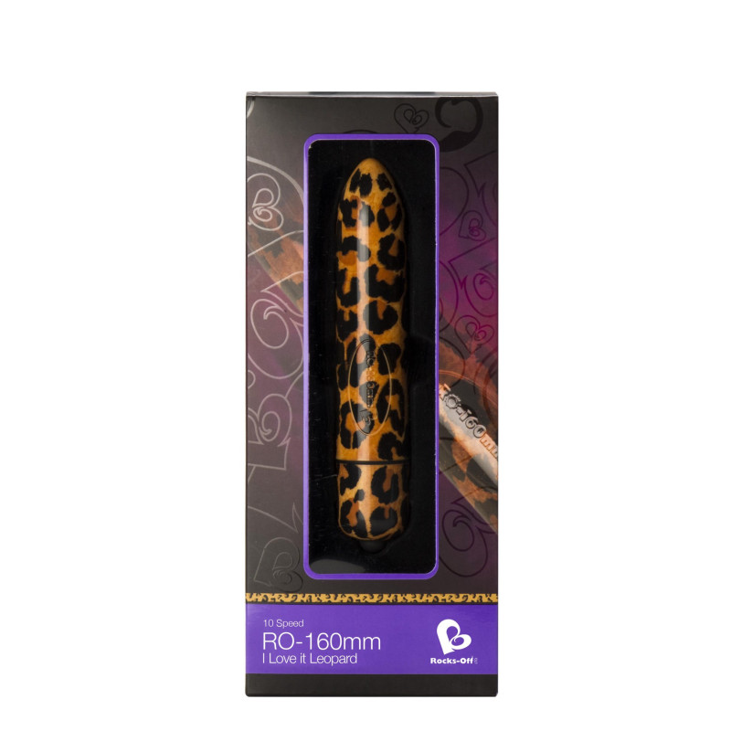 Вибратор Rocks Off RO-160 мм 10 Леопардовый Вибратор Rocks Off RO-160 мм 10 Леопардовый