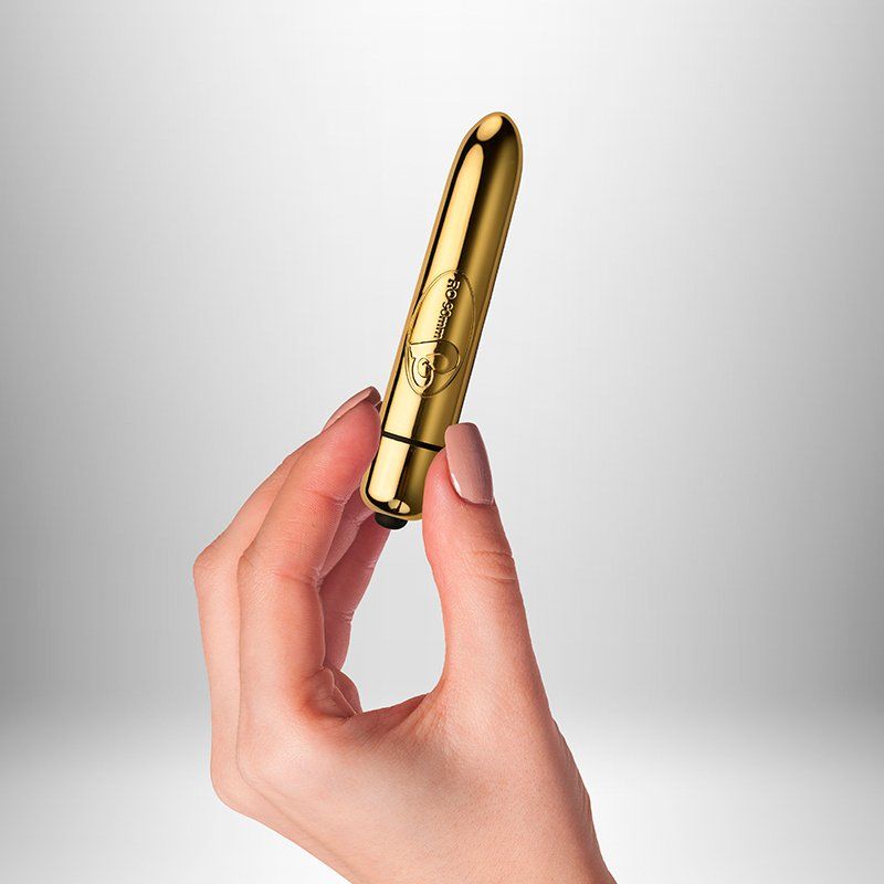 Вібратор Rocks Off RO-90mm 10 Speed GOLD Вібратор Rocks Off RO-90mm 10 Speed GOLD