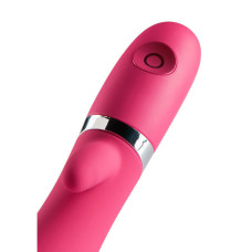 Вибратор Pussy Toy Joy Posse Growl 21,5х3,5 см Розовый