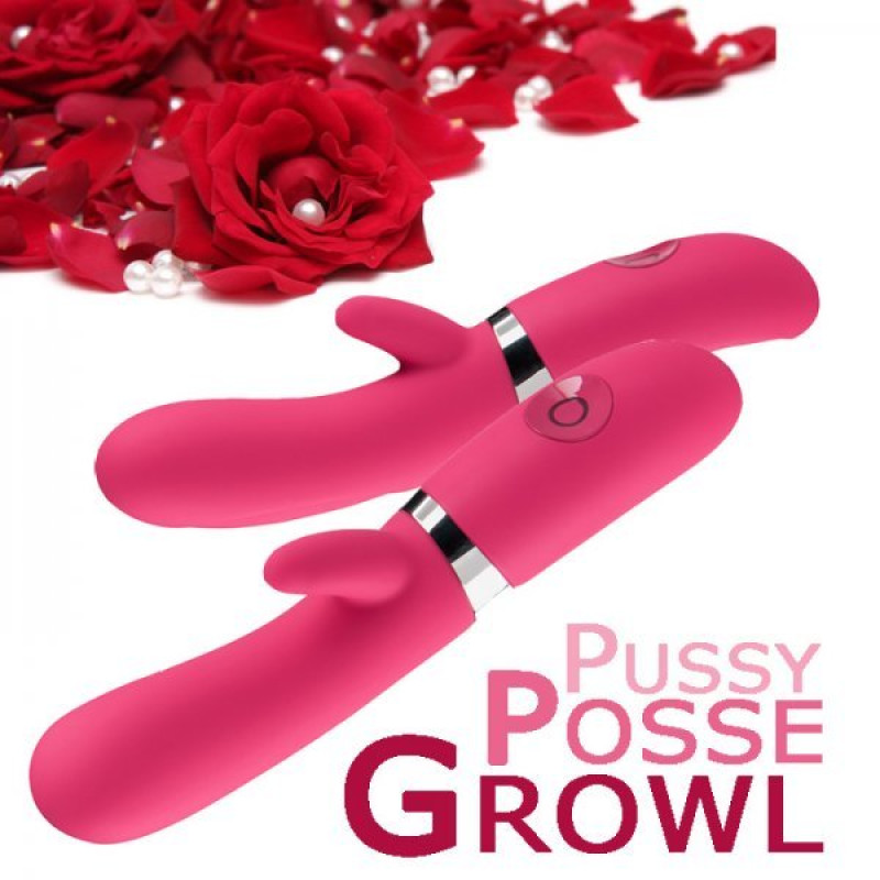 Вибратор Pussy Toy Joy Posse Growl 21,5х3,5 см Розовый Вибратор Pussy Toy Joy Posse Growl 21,5х3,5 см Розовый
