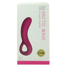 Вібратор для точки G Topco Sales UltraZone Arctic Wave 9X Silicone G-Spot Vibe 7,6 х2, 7 см, Рожевий