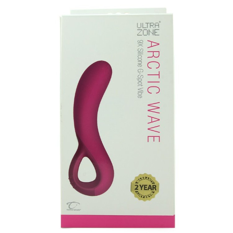 Вібратор для точки G Topco Sales UltraZone Arctic Wave 9X Silicone G-Spot Vibe 7,6 х2, 7 см, Рожевий Вібратор для точки G Topco Sales UltraZone Arctic Wave 9X Silicone G-Spot Vibe 7,6 х2, 7 см, Рожевий