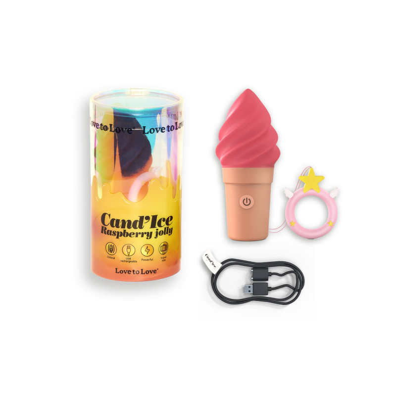 Вибратор-мороженое Love To Love CAND'ICE — RASPBERRY JOLLY Вибратор-мороженое Love To Love CAND'ICE — RASPBERRY JOLLY