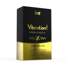 Рідкий вібратор Intt Vibration Vodka (15мл) EXTRA GREEN