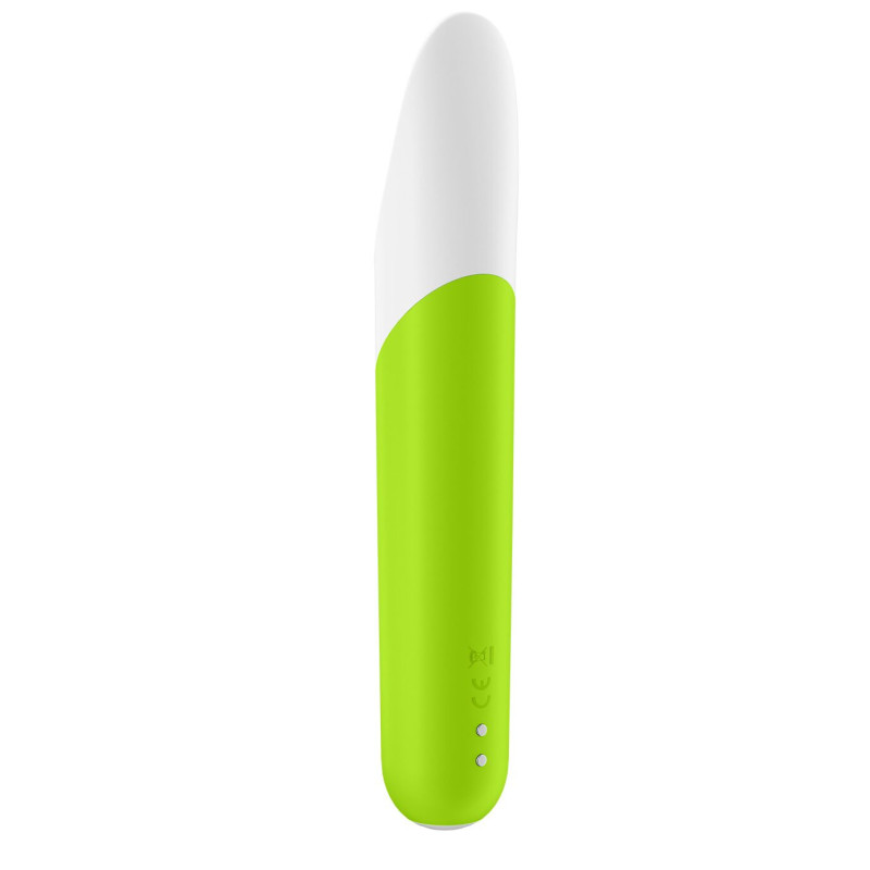 Минивибратор с гибким язычком Satisfyer Ultra Power Bullet 7 Зеленый Минивибратор с гибким язычком Satisfyer Ultra Power Bullet 7 Зеленый