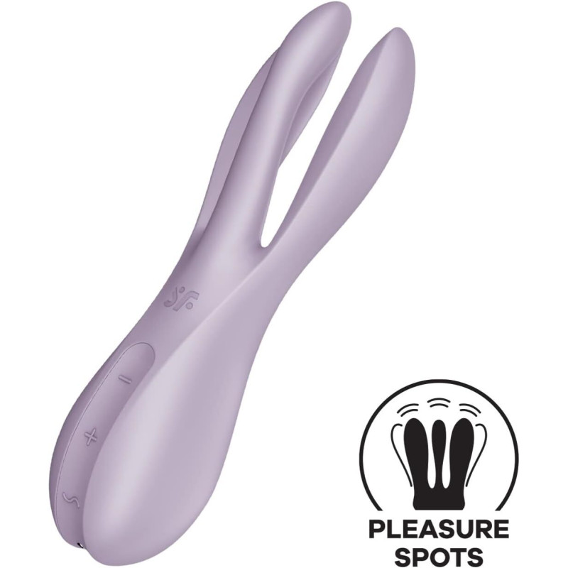 Клиторальный вибратор Satisfyer Threesome 2 Violet Клиторальный вибратор Satisfyer Threesome 2 Violet