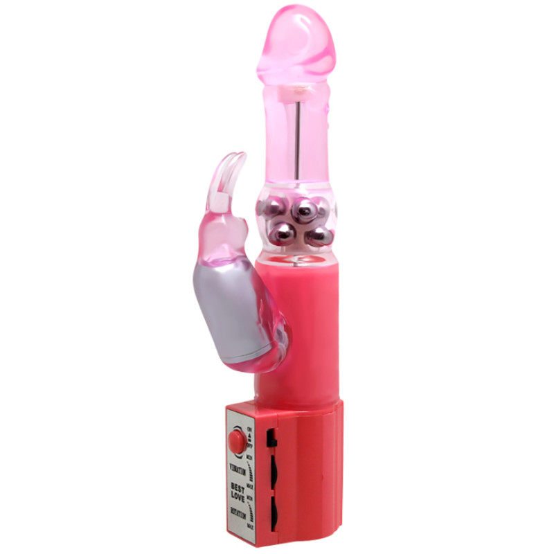 Вибратор Pretty Love Christina Vibrator with Bunny Розовый Вибратор Pretty Love Christina Vibrator with Bunny Розовый