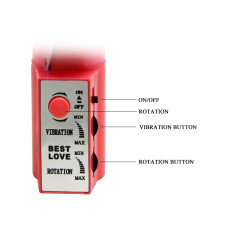 Вибратор Pretty Love Christina Vibrator with Bunny Розовый