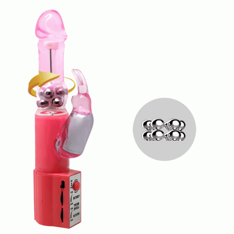 Вибратор Pretty Love Christina Vibrator with Bunny Розовый Вибратор Pretty Love Christina Vibrator with Bunny Розовый