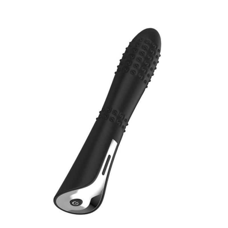 Вибромассажер с поступательными движениями Dreamtoys Midnight Magic Nubbed Thruster