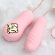 Віброяйце-пульсатор з функцією нагрівання Zalo Temptation Рожевий