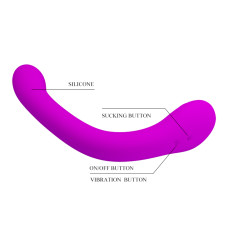 Вибратор Pretty Love Alex Clitoral Sucking Vibrator Purple