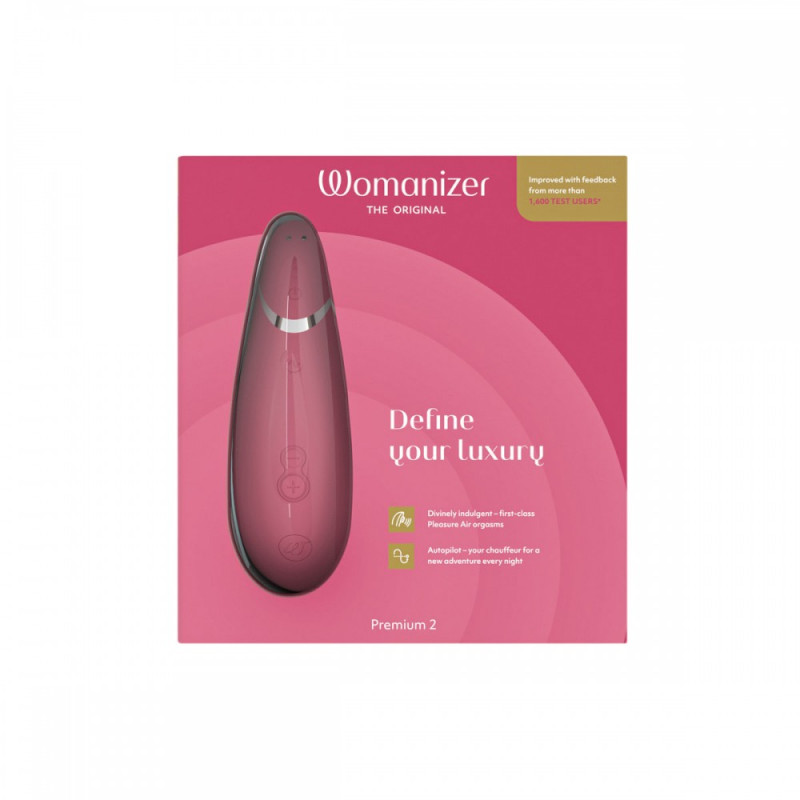 Вакуумный стимулятор клитора Womanizer Premium 2 Respberry