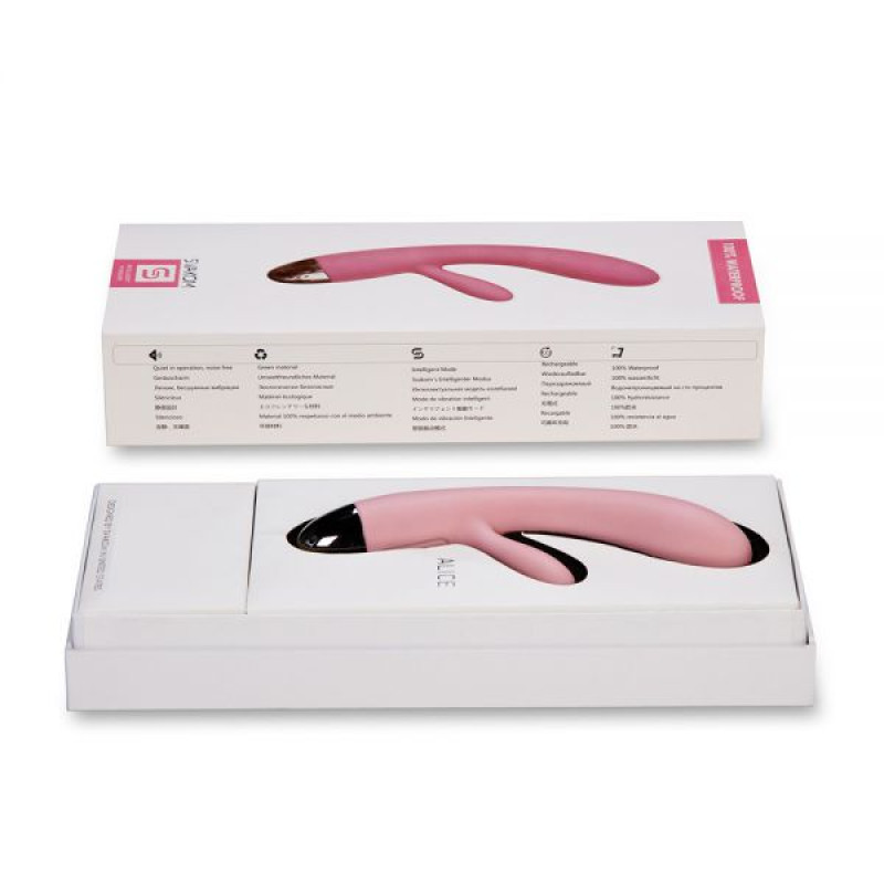 Интеллектуальный Вибромассажер Svakom Alice Рзовый Интеллектуальный Вибромассажер Svakom Alice Рзовый
