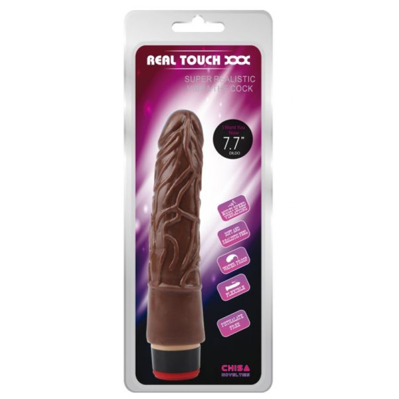 Вибромассажер Chisa 7.7 Vibe Cock Коричневый Вибромассажер Chisa 7.7 Vibe Cock Коричневый
