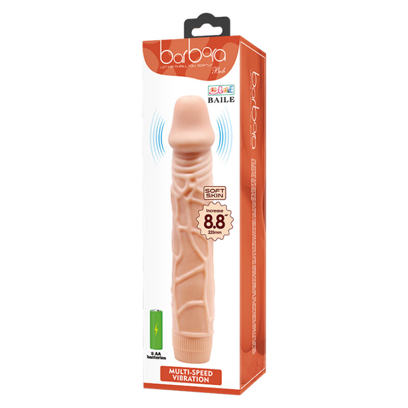 Вибратор LyBaile Barbara Bob Red, 22,5 см Вибратор LyBaile Barbara Bob Red, 22,5 см