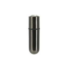 Виброшар PowerBullet First-Class Bullet 2.5″ с Key Chain Pouch, Gun Metal, 9 режимов вибрации