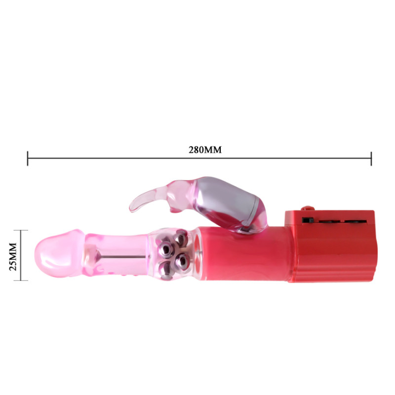 Вибратор Pretty Love Christina Vibrator with Bunny Розовый Вибратор Pretty Love Christina Vibrator with Bunny Розовый
