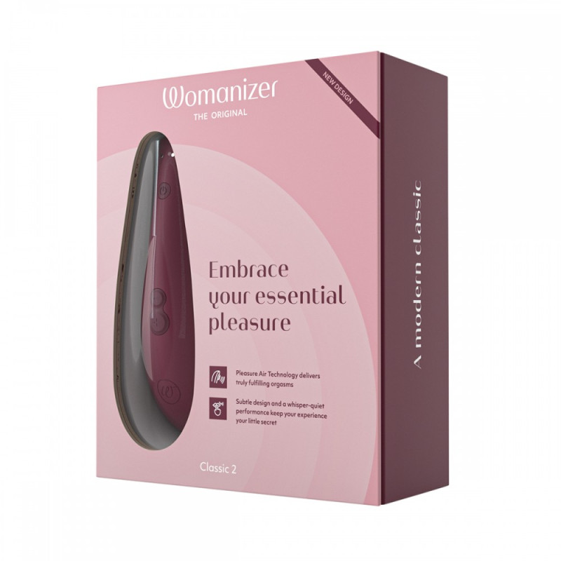 Вакуумный стимулятор клитора Womanizer Classic 2 Bordeaux