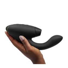 Инновационный бесконтактный вибратор-стимулятор Womanizer Duo 2 Black