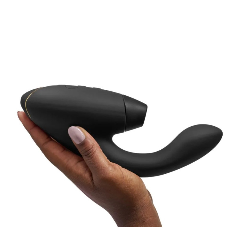 Инновационный бесконтактный вибратор-стимулятор Womanizer Duo 2 Black