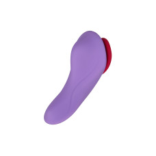 Вибратор в трусики FairyGasm HeartGem violet, на магните, пульт ДУ