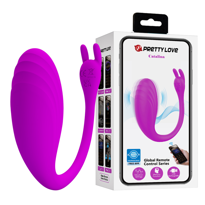 Вибратор Pretty Love Catalina Stimulator Purple (App)