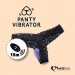 Вібратор в трусики FeelzToys Panty Vibrator Фіолетовий з пультом ДУ, 6 режимів роботи, сумочка-чохол