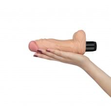 Реалістичний вібратор LoveToy Reel Feel Flexi Vibrator 9 Тілесний