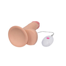 Вибратор LoveToy The Ultra Soft Dude Vibrating 7.5 Телесный