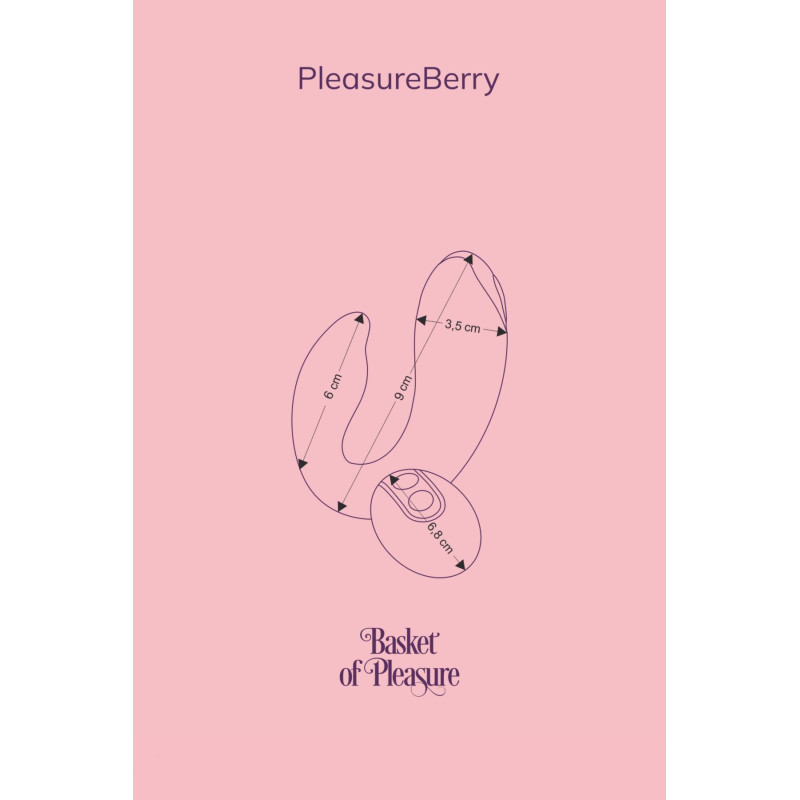 Вібратор для пар FairyGasm PleasureBerry violet, зарядний кейс, пульт ДК Вібратор для пар FairyGasm PleasureBerry violet, зарядний кейс, пульт ДК