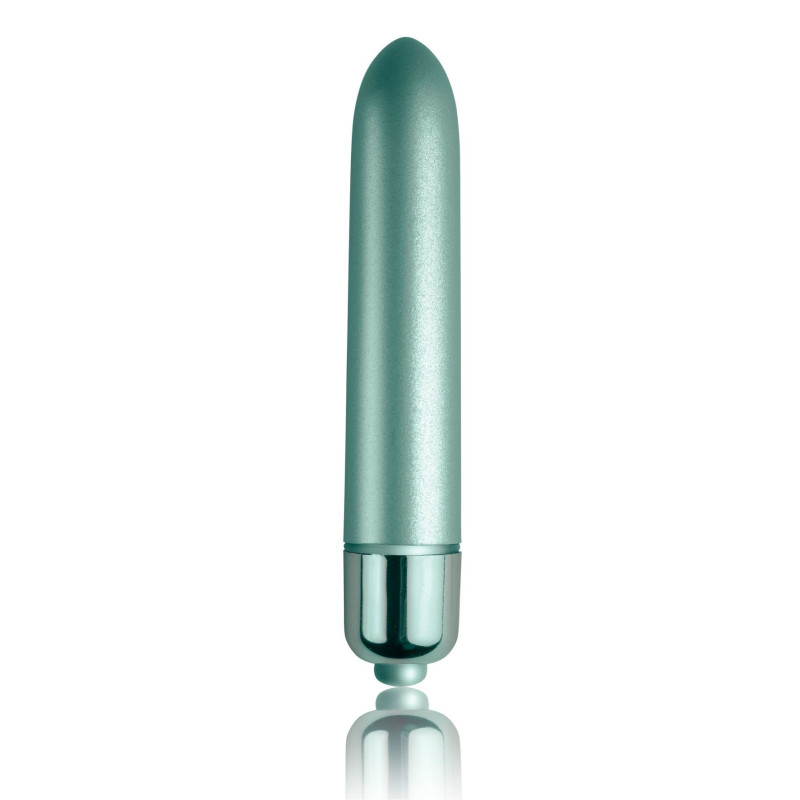 Вибропуля Rocks Off RO-90mm Touch of Velvet Aqua Lily матовая