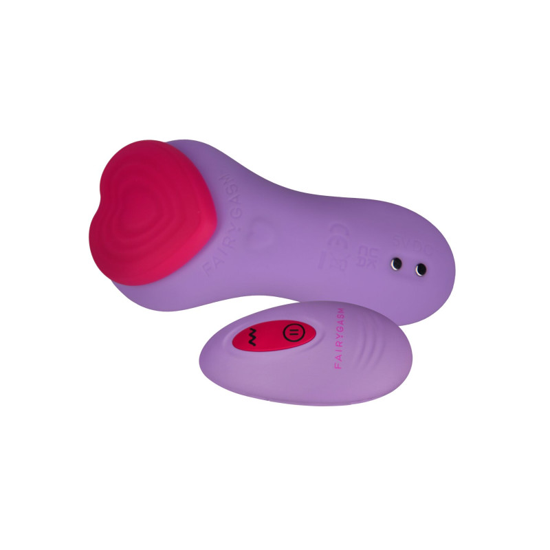 Вибратор в трусики FairyGasm HeartGem violet, на магните, пульт ДУ Вибратор в трусики FairyGasm HeartGem violet, на магните, пульт ДУ