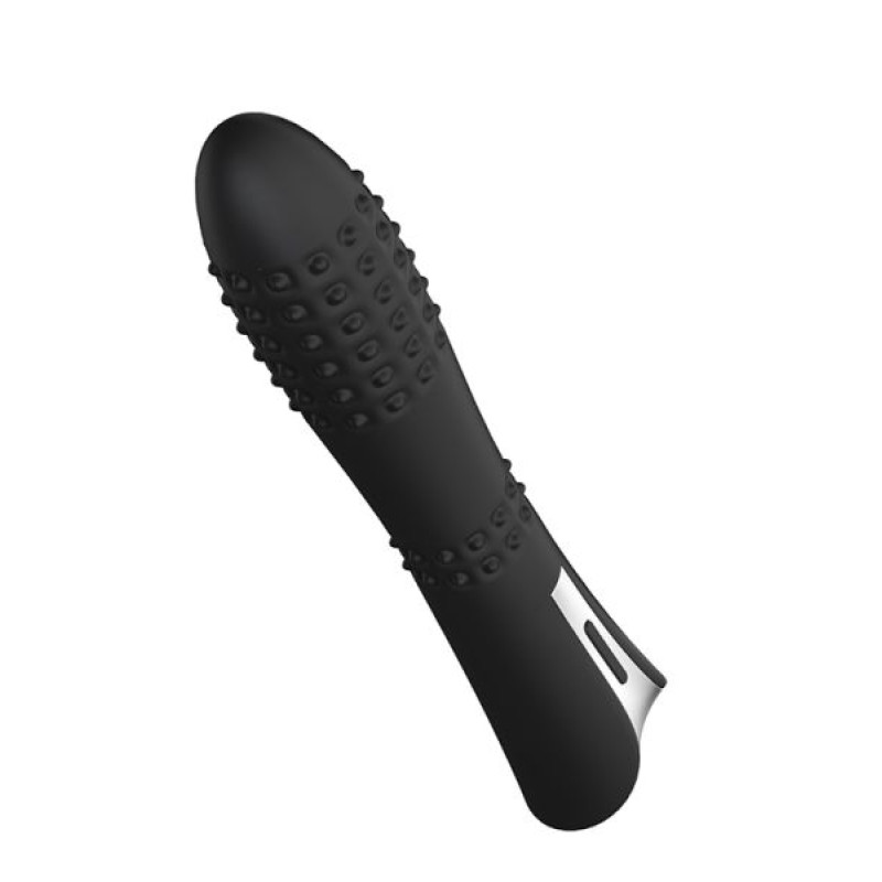 Вибромассажер с поступательными движениями Dreamtoys Midnight Magic Nubbed Thruster