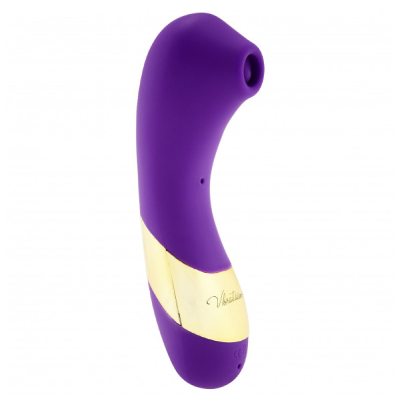 Кліторний стимулятор Amor Vibratissimo Secret Kiss+ Licker фіолетовий/золотий Кліторний стимулятор Amor Vibratissimo Secret Kiss+ Licker фіолетовий/золотий