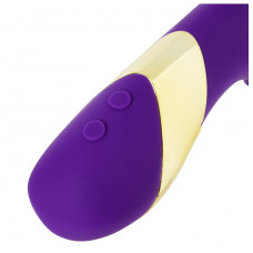 Кліторний стимулятор Amor Vibratissimo Secret Kiss+ Licker фіолетовий/золотий