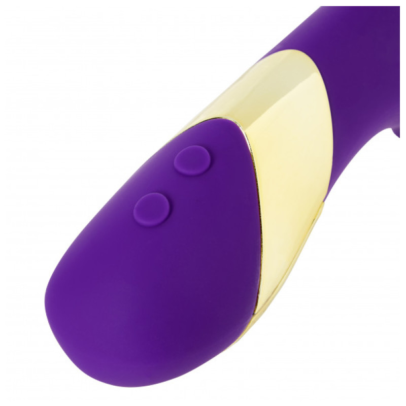 Кліторний стимулятор Amor Vibratissimo Secret Kiss+ Licker фіолетовий/золотий Кліторний стимулятор Amor Vibratissimo Secret Kiss+ Licker фіолетовий/золотий