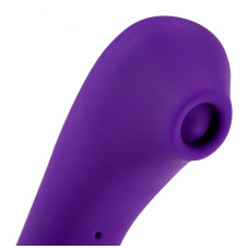 Кліторний стимулятор Amor Vibratissimo Secret Kiss+ Licker фіолетовий/золотий