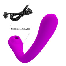 Вибратор Pretty Love Alex Clitoral Sucking Vibrator Purple