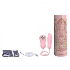 Віброяйце-пульсатор з функцією нагрівання Zalo Temptation Рожевий