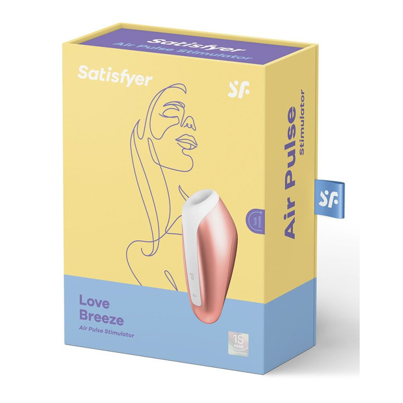Миниатюрный вакуумный стимулятор Satisfyer Love Breeze Медный Миниатюрный вакуумный стимулятор Satisfyer Love Breeze Медный