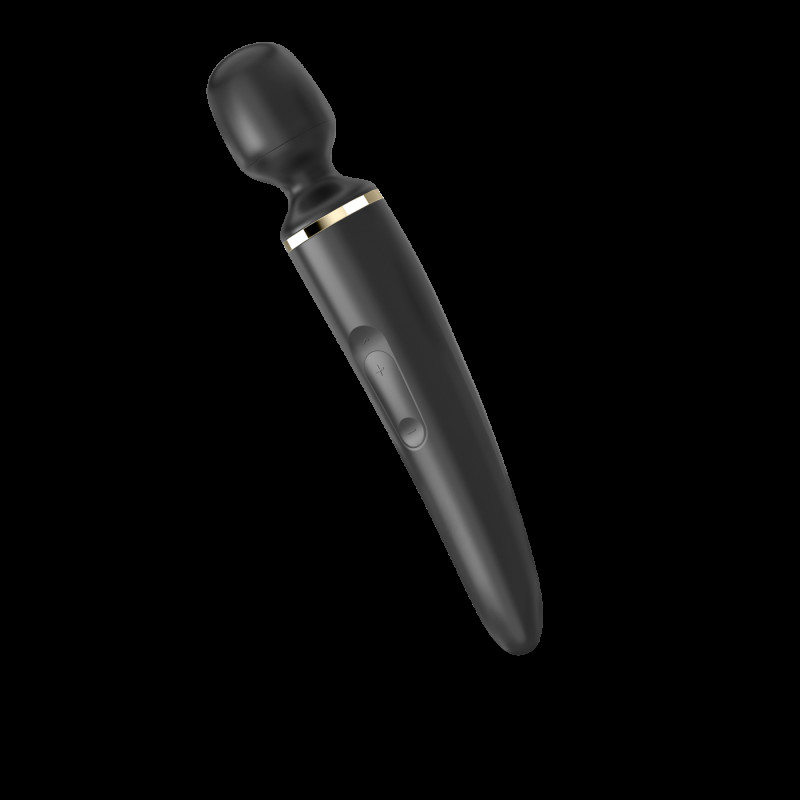 Вибромассажер Satisfyer Wand-er Woman Черный/Золотой XXL Вибромассажер Satisfyer Wand-er Woman Черный/Золотой XXL