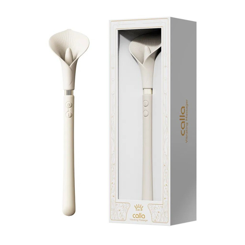 Вибромассажер Zalo — Calla Ivory White Вибромассажер Zalo — Calla Ivory White