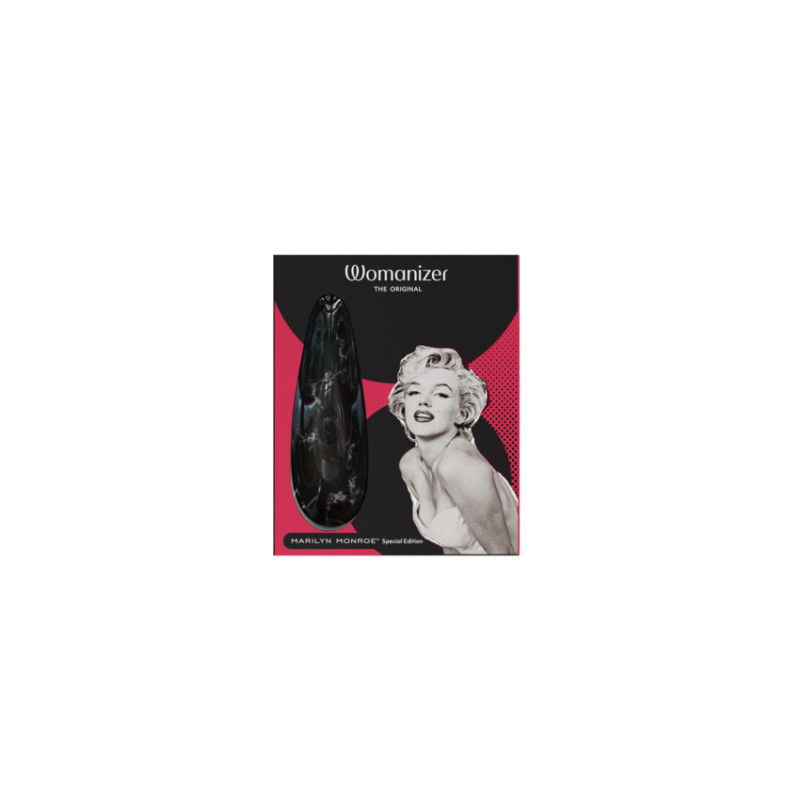 Вакуумный стимулятор клитора Womanizer Marilyn Monroe Black Marble Вакуумный стимулятор клитора Womanizer Marilyn Monroe Black Marble