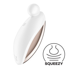 Вибратор для наружной стимуляции Satisfyer Spot On 2 White, очень мощный, гибкий отросток