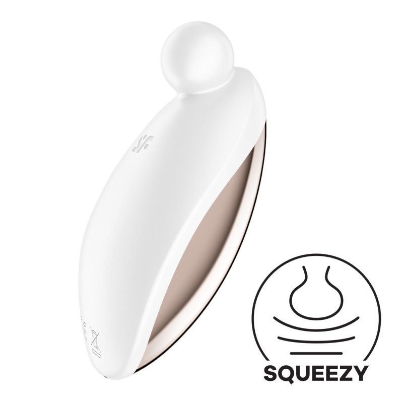 Вибратор для наружной стимуляции Satisfyer Spot On 2 White, очень мощный, гибкий отросток Вибратор для наружной стимуляции Satisfyer Spot On 2 White, очень мощный, гибкий отросток