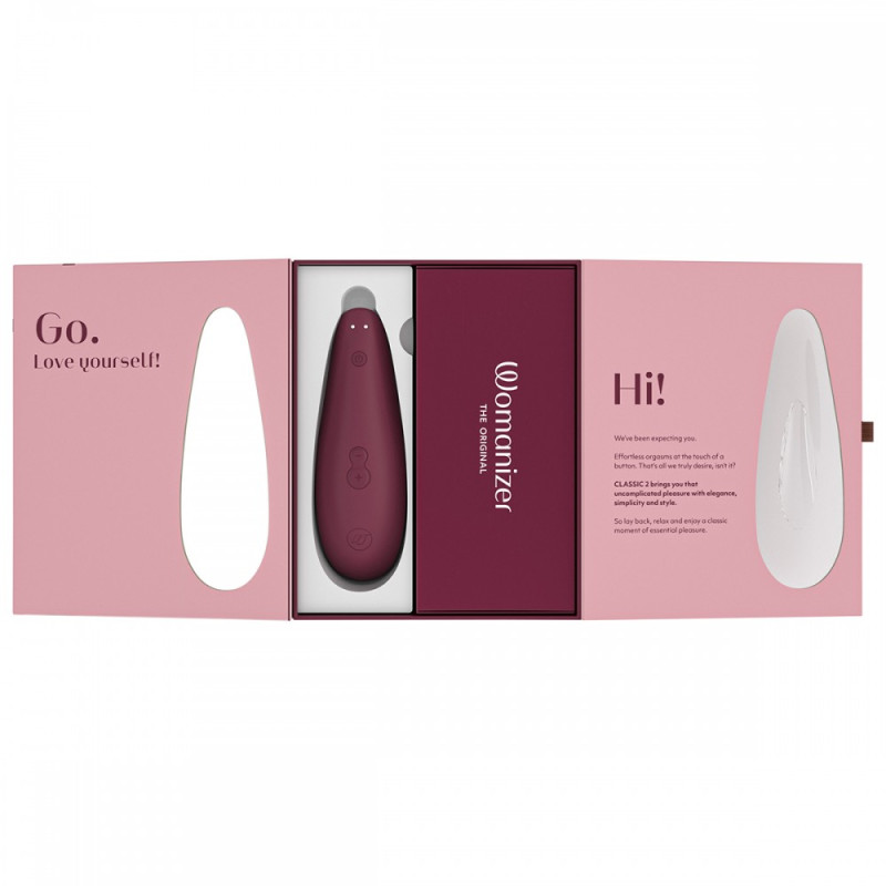 Вакуумный стимулятор клитора Womanizer Classic 2 Bordeaux