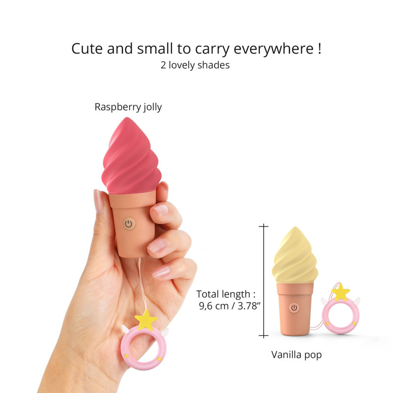 Вибратор-мороженое Love To Love CAND'ICE — RASPBERRY JOLLY Вибратор-мороженое Love To Love CAND'ICE — RASPBERRY JOLLY