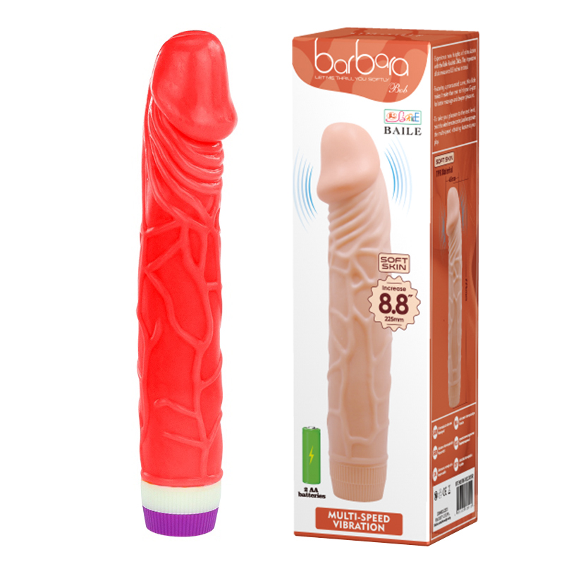Вибратор LyBaile Barbara Bob Red, 22,5 см Вибратор LyBaile Barbara Bob Red, 22,5 см