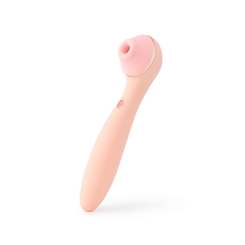 Вакуумный стимулятор с вибратором KISSTOY Polly Max Pink Вакуумный стимулятор с вибратором KISSTOY Polly Max Pink